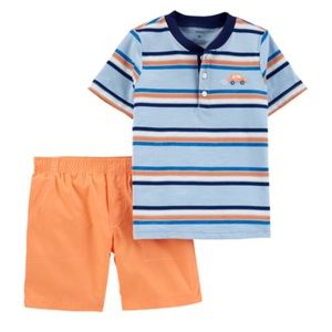 Carter's Boys 3T 2 Piece.New with tags.Top/Shorts